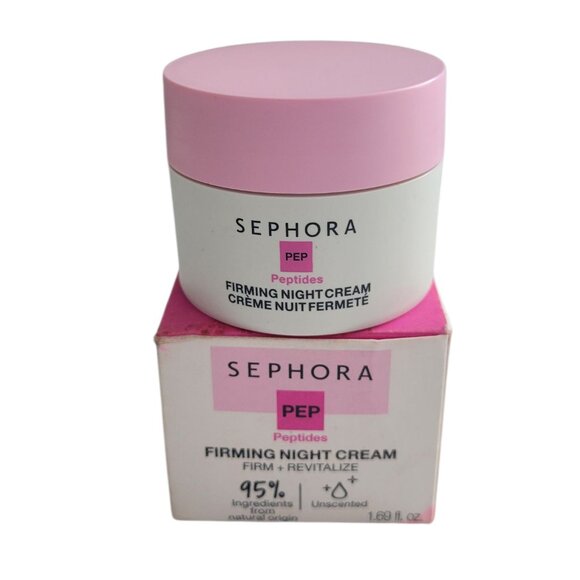 SEPHORA Firming Night Cream with Peptides 1.69 oz New with Box SEALED - Picture 1 of 10